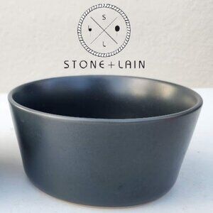 NEW Stone Lain Stoneware Round Bowl Dinnerware Gray Replacement Matte Minimalist